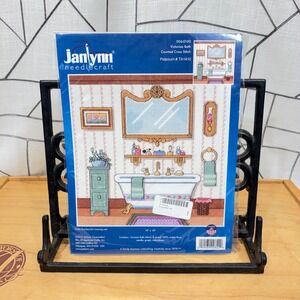 Janlynn Cross Stitch Kit 10x10 Victorian Bathroom Sealed Potpourri TA1410 New